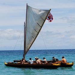 Bold Earth Adventures - Bold Earth students learning to sail an outrigger canoe in Hawaii