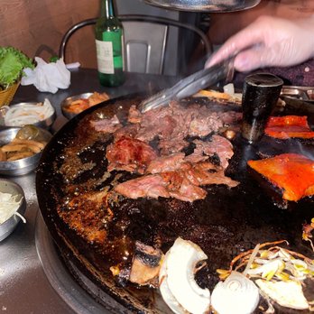 Let's Meat - Hanger steak and spicy pork skin! - Korean Near Me - New York, New York