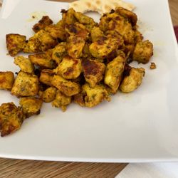 Kids plate with chicken