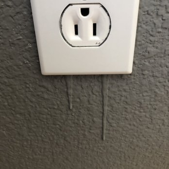 T.l.c.painting Company - Paint on electrical outlet and paint drip on wall - Painters Near Me T.l.c.painting Company - Paint on electrical outlet and paint drip on wall - Painters Near Me