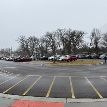 Oakton Sports Complex - Just a portion of their huge parking capacity. - Skating Rinks Near Me - Park Ridge, Illinois
