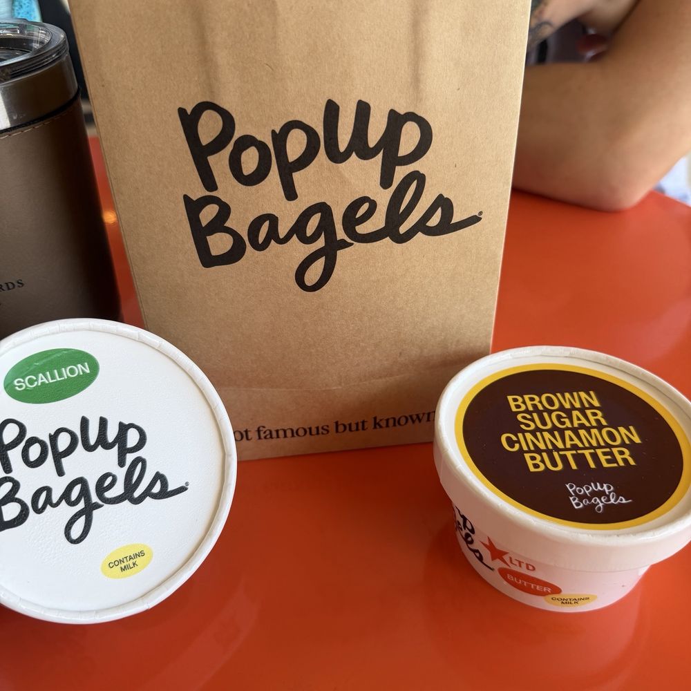 PopUp Bagels - Scallion schmear and brown sugar butter - Bagels Near Me - Tampa, Florida PopUp Bagels - Scallion schmear and brown sugar butter - Bagels Near Me - Tampa, Florida
