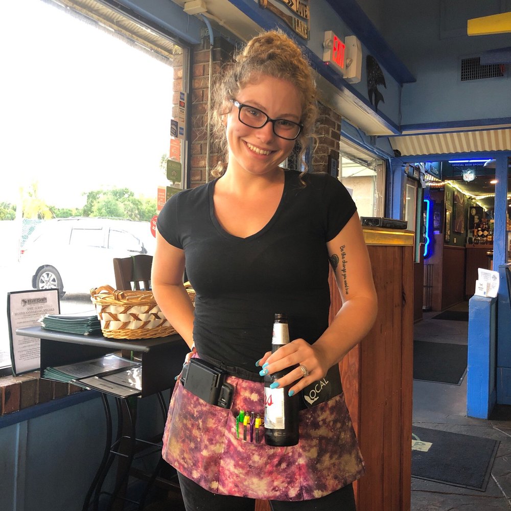 Fish Camp On Lake Eustis - My friendly waitress at Fish Camp Lake Eustis. I just love this place! Everyone is sooo nice!! And the food... - Seafood Near Me - Tavares, Florida Fish Camp On Lake Eustis - My friendly waitress at Fish Camp Lake Eustis. I just love this place! Everyone is sooo nice!! And the food... - Seafood Near Me - Tavares, Florida
