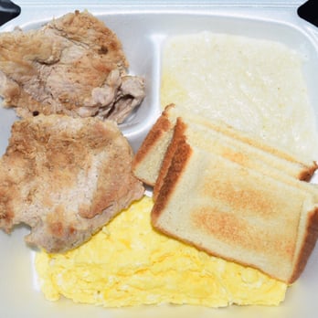 Spring Valley Restaurant - Tenderloin Plate w/ 2 Eggs, Grits & Toast: Spring Valley Restaurant - American Near Me - Greensboro, North Carolina