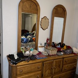 A&A Estate Sales - His and Hers vanity dresser