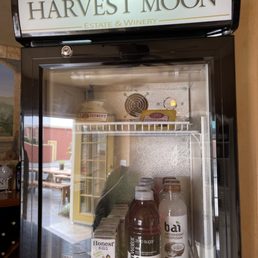 Nonalcoholic beverages for sale at Harvest Moon Winery in Santa Rosa. Nonalcoholic beverages for sale at Harvest Moon Winery in Santa Rosa.