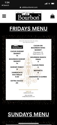 Menu photo 6 Cafe Bourbon St Atlanta, GA Menu photo 6 Cafe Bourbon St Atlanta, GA