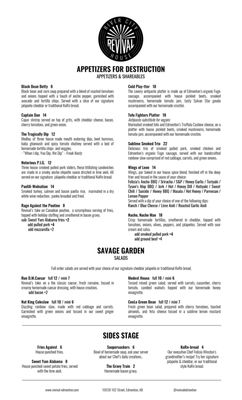 Menu photo 7 River City Revival House Edmonton, AB Menu photo 7 River City Revival House Edmonton, AB