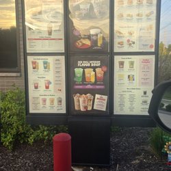 Drive thru menu
