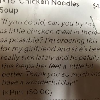 Ming Garden - a receipt for a chicken noodle soup - Chinese Near Me - Newport News, Virginia Ming Garden - a receipt for a chicken noodle soup - Chinese Near Me - Newport News, Virginia