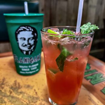 Flanigan's - Coconut Grove - Strawberry Mojito - Seafood Near Me - Coconut Grove, Florida Flanigan's - Coconut Grove - Strawberry Mojito - Seafood Near Me - Coconut Grove, Florida