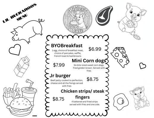 Menu photo 1 Piglets Cafe Spearman, TX Menu photo 1 Piglets Cafe Spearman, TX