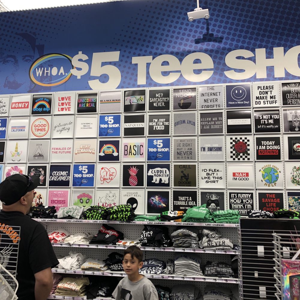Five Below - $5 graphic tees - Discount Store Near Me - Porter Ranch, California Five Below - $5 graphic tees - Discount Store Near Me - Porter Ranch, California