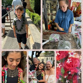 Lin's Lei Shop - Kukui nut lei, red baby rose lei, carnations & 1 orchid lei for her choir teacher not shown - Florists Near Me - Honolulu, Hawaii Lin's Lei Shop - Kukui nut lei, red baby rose lei, carnations & 1 orchid lei for her choir teacher not shown - Florists Near Me - Honolulu, Hawaii