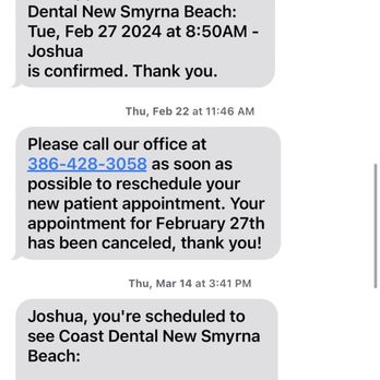 Coast Dental - Proof of confirmation - General Dentistry Near Me - New Smyrna Beach, Florida Coast Dental - Proof of confirmation - General Dentistry Near Me - New Smyrna Beach, Florida