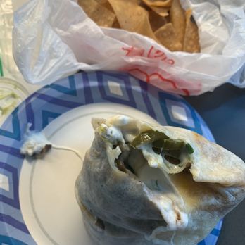 Tacos Jalisco - Super shrimp burrito, black beans, no rice, extra cheese & jalapeños inside. - Mexican Near Me - Vallejo, California