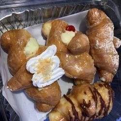 Filled croissants (changes daily)