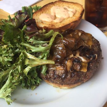 Elysian Brewing - Capitol Hill - Burger and side salad ... not one to rave about - Brewpubs Near Me - Seattle, Washington