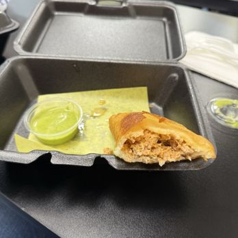 Achiote Latin Cuisine - Shredded chicken empanada. 5 star! - Mexican Near Me - Chandler, Arizona Achiote Latin Cuisine - Shredded chicken empanada. 5 star! - Mexican Near Me - Chandler, Arizona