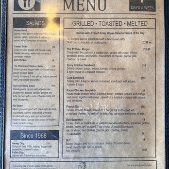 Graeagle Meadows Clubhouse Restaurant - Lunch menu - New American Near Me - Graeagle, California