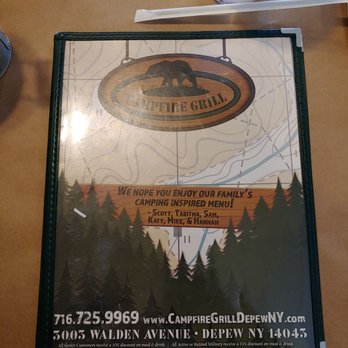 Campfire Grill - The menu - American Near Me - Depew, New York