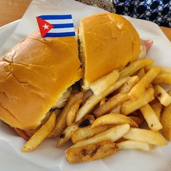 Sweet Havana - Medianoche Sandwich with Fries - Cuban Near Me - Louisville, Kentucky Sweet Havana - Medianoche Sandwich with Fries - Cuban Near Me - Louisville, Kentucky