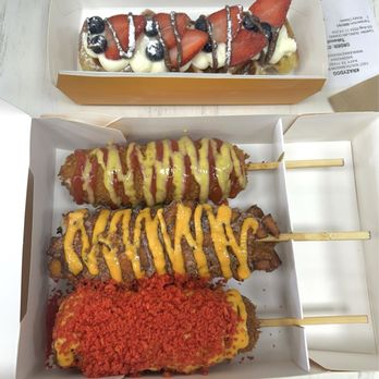 Krazydog - Krazy Classic Sweet Potato Volcano Mixed Berry Croffles - Desserts Near Me - Katy, Texas Krazydog - Krazy Classic Sweet Potato Volcano Mixed Berry Croffles - Desserts Near Me - Katy, Texas