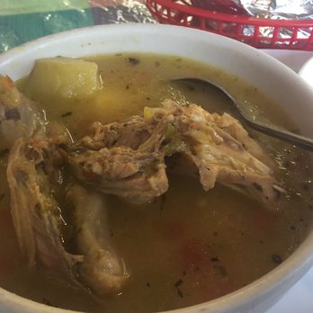 El Nopal Restaurant - Delicious chicken soup - American Near Me - Lynn, Massachusetts