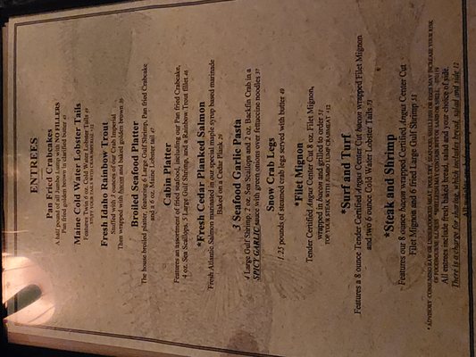 Menu photo 3 The Log Cabin Restaurant Stafford, VA Menu photo 3 The Log Cabin Restaurant Stafford, VA