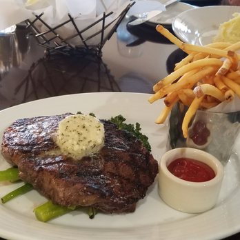 Lone Wolf Restaurant & Lounge - Rib eye with fries - New American Near Me - Jackson, California
