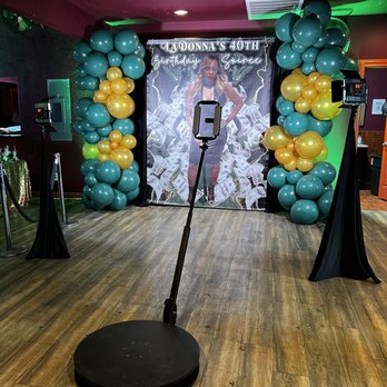 Revolved N Smilez - Manual 360 setup with custom background. - Photo Booth Rentals Near Me