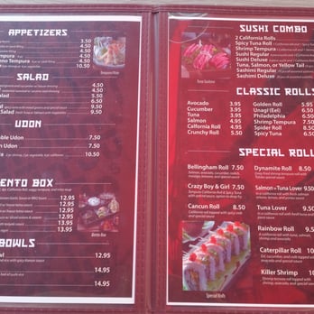 Jun Sushi and Bento - Menu! - Japanese Near Me - Bellingham, Washington
