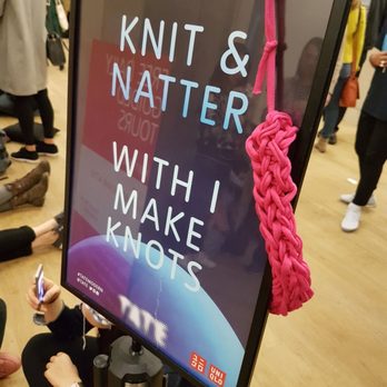 Tate Modern - Uniqlo Tate Lates Workshops - finger knitting - here's one I made earlier ! - Art Museums Near Me - London, XGL Tate Modern - Uniqlo Tate Lates Workshops - finger knitting - here's one I made earlier ! - Art Museums Near Me - London, XGL
