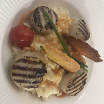 Stella d'Oro - Scallops and risotto. - French Near Me - Bonifacio, 2A