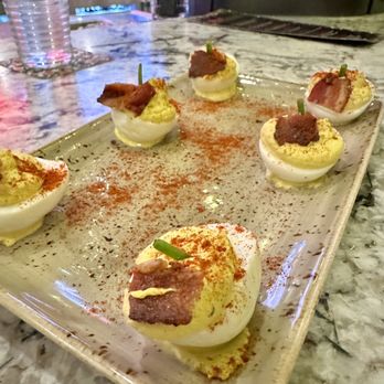 The Train Shed - Deviled eggs - Bars Near Me - St Louis, Missouri The Train Shed - Deviled eggs - Bars Near Me - St Louis, Missouri