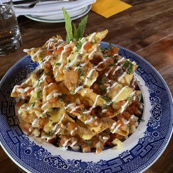 Expatriate - Expatriate Nachos ($19) - the best food item in Portland! - Cocktail Bars Near Me - Portland, Oregon