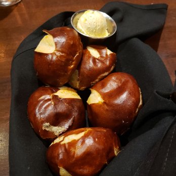 Weber Grill Restaurant - Complimentary Pretzel Bread - Barbeque Near Me - Chicago, Illinois