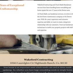Wakeford Contracting - Some information