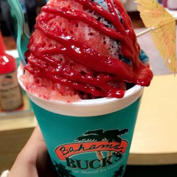 Bahama Buck's - Redlands - Blue raspberry and passion with sour patch sauce!! - Desserts Near Me - Redlands, California Bahama Buck's - Redlands - Blue raspberry and passion with sour patch sauce!! - Desserts Near Me - Redlands, California