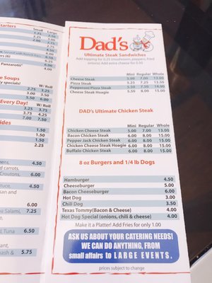 Menu photo 7 Dad's Deli & Catering Marlton, NJ Menu photo 7 Dad's Deli & Catering Marlton, NJ
