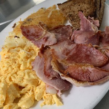 Boon Fly Cafe - Eggs, Ham, Hash Brown, Toast - American Near Me - Napa, California