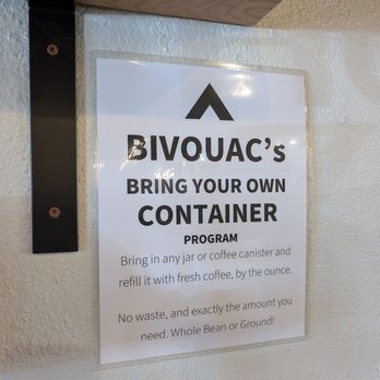 Bivouac Coffee - Bring your own container program - Coffee Roasteries Near Me - Evergreen, Colorado