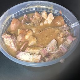 Chili beans with tri-tip bowl.