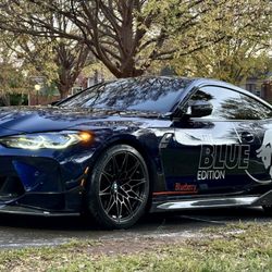 Shielded Auto Spa - Ceramic coating installed on this BMW M4 Competition 
- was Wrapped in a livery by us in the past
