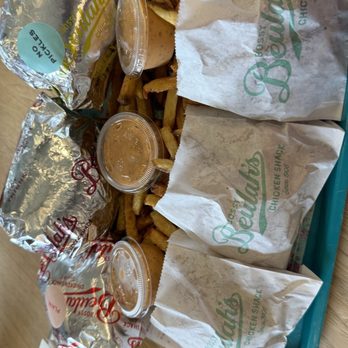 Bossy Beulah's Freedom Drive - Tray of fries and sandwiches - Chicken Shop Near Me - Charlotte, North Carolina Bossy Beulah's Freedom Drive - Tray of fries and sandwiches - Chicken Shop Near Me - Charlotte, North Carolina