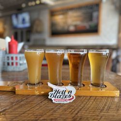 Hell 'n Blazes Brewing - Taster flight