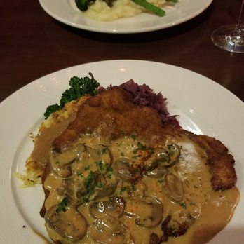 The Jackalope Grill - Schnitzel and salmon. Worth the price! - French Near Me - Bend, Oregon