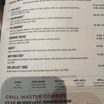 LongHorn Steakhouse - Menu - Steakhouses Near Me - Winchester, Virginia
