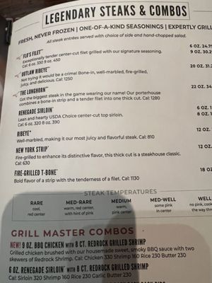 Menu photo 4 LongHorn Steakhouse Winchester, VA