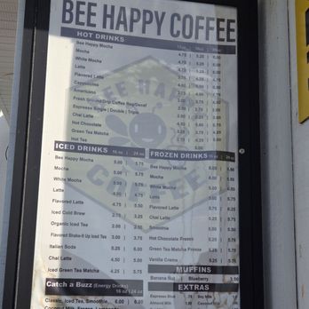 Bee Happy Coffee - Menu - Coffee & Tea Near Me - Cadiz, Kentucky Bee Happy Coffee - Menu - Coffee & Tea Near Me - Cadiz, Kentucky